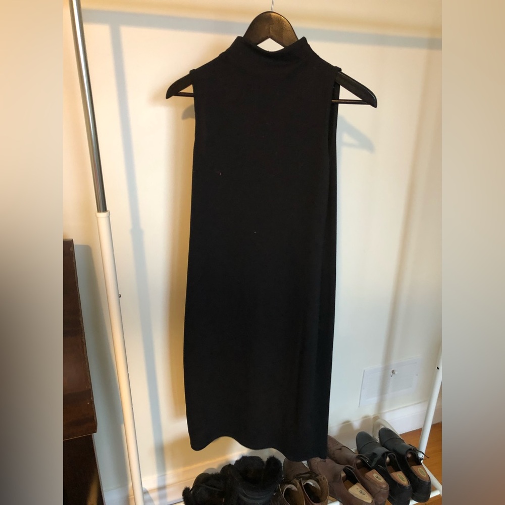 Black Joe Fresh Active mock neck knit dress